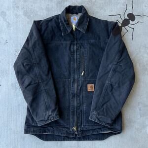 Vintage Y2K Carhartt C61 black work wear jacket